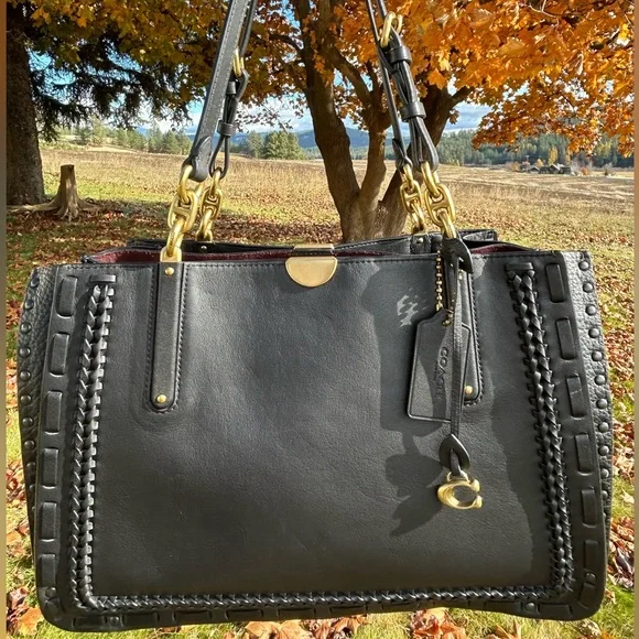 COACH Dreamer 34 Whipstitch Shoulder Bag - Picture 3 of 17